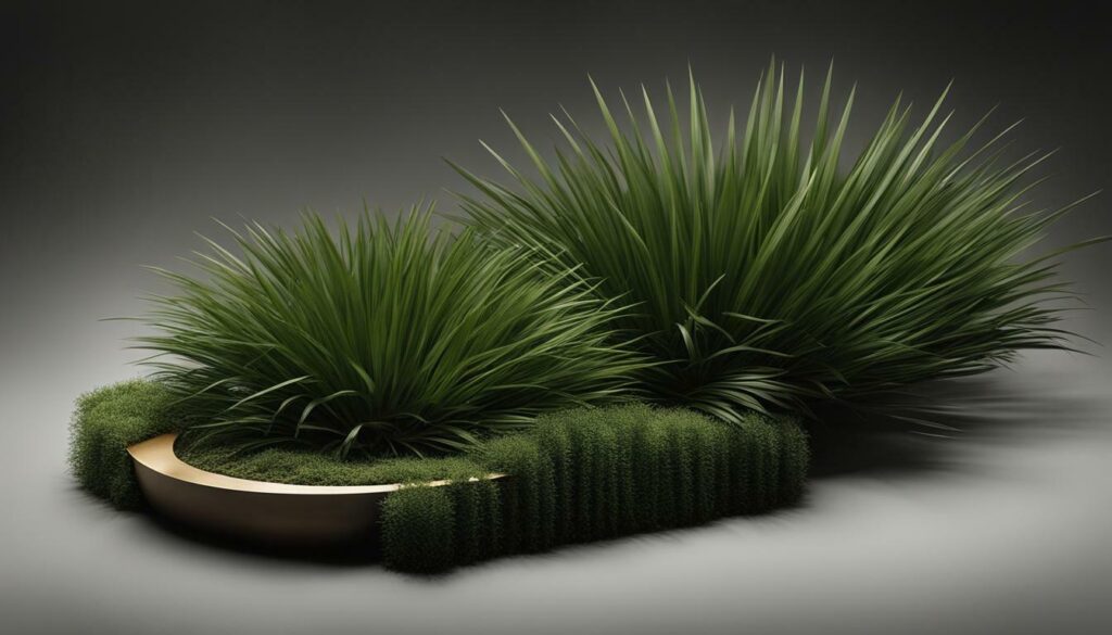 dark green palmetto grass